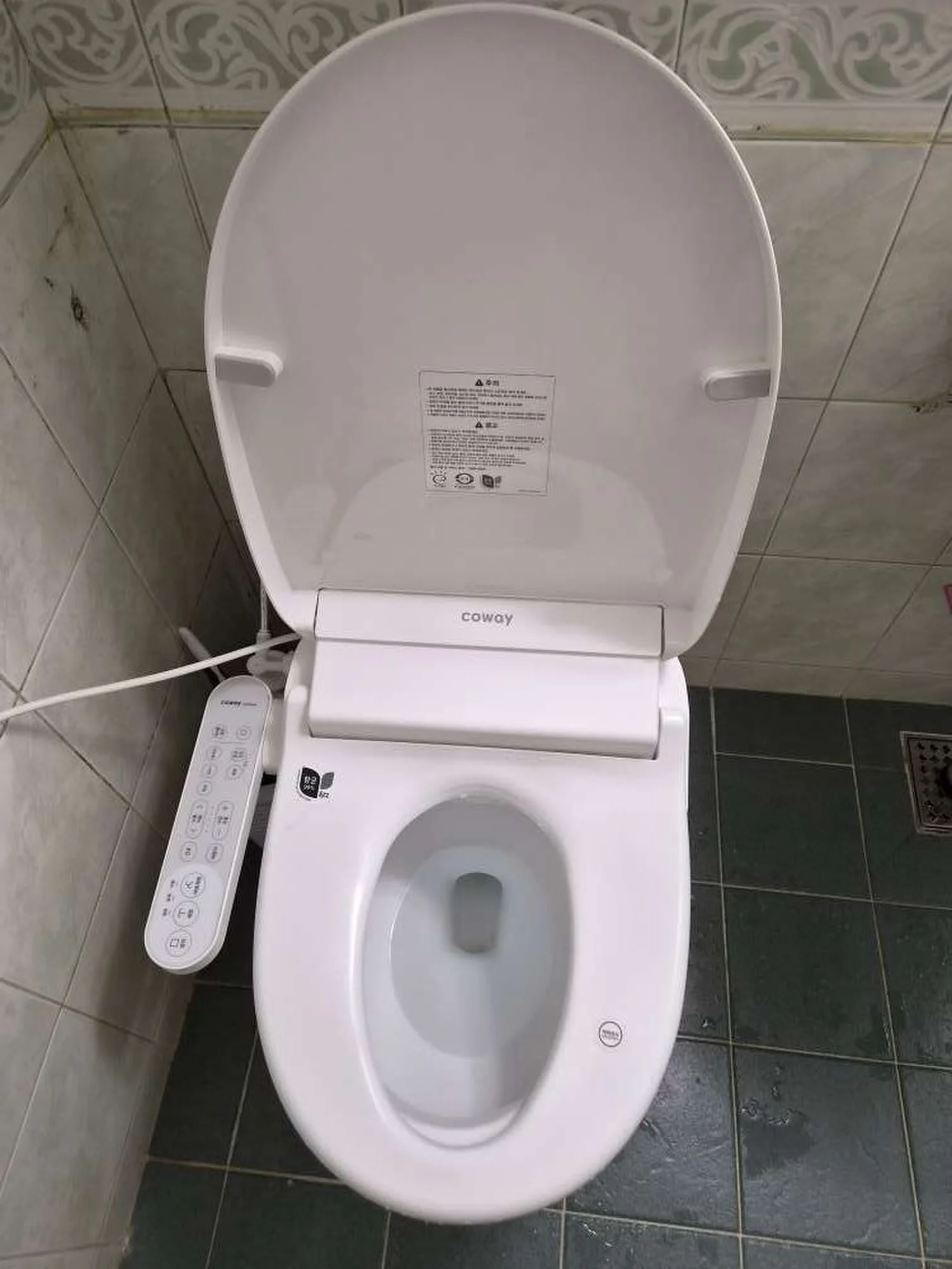 삼산동 코웨이비데 스타일 비데 BAS40-B 설치 사진