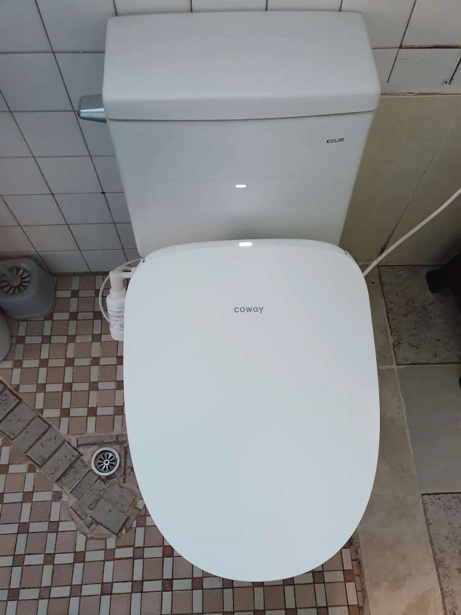 별내동 코웨이비데 스타일 비데 BAS40-B 설치 사진