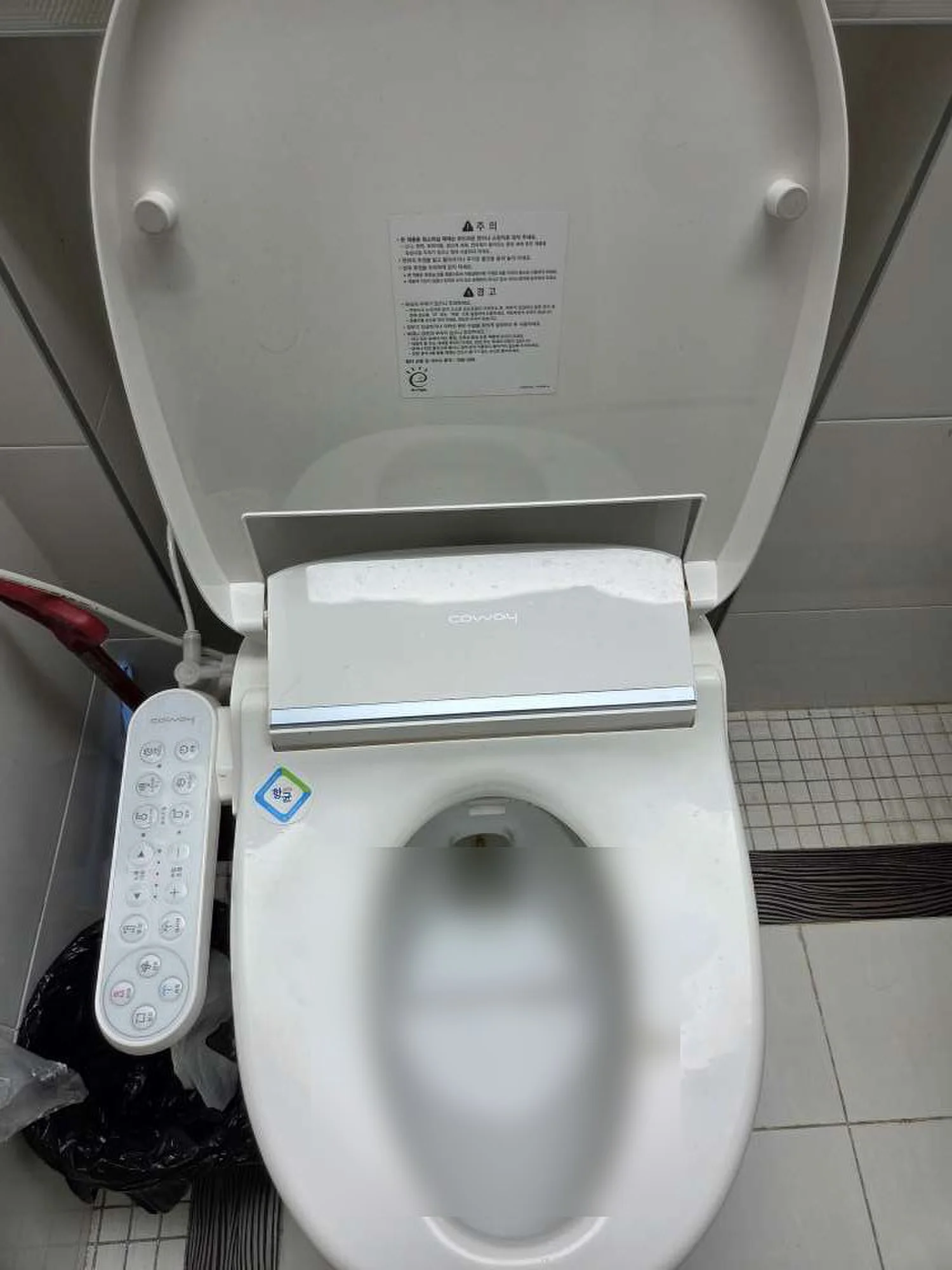 상록수동 코웨이비데 더블케어 비데 플러스 BAS38-C 설치 사진